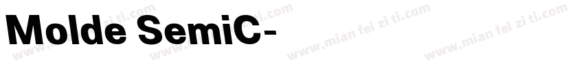 Molde SemiC字体转换